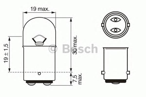 1 987 302 237 Bosch lâmpada