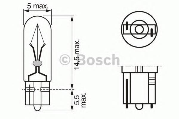 1987302208 Bosch lâmpada de painel (de painel de dispositivos)