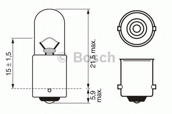 1987302207 Bosch lâmpada