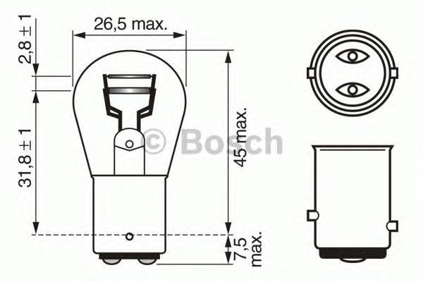 1987302524 Bosch lâmpada
