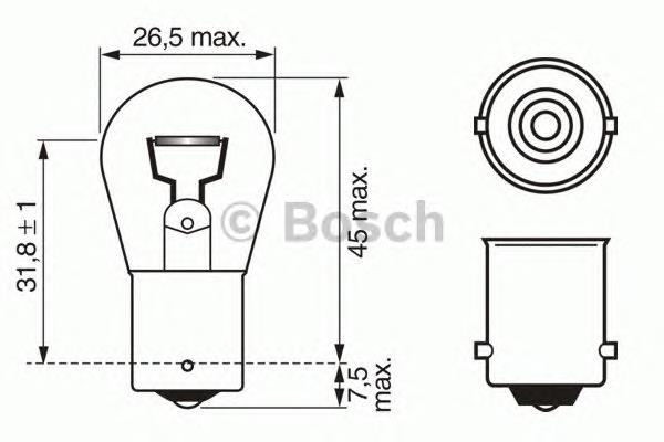 1987302280 Bosch lâmpada