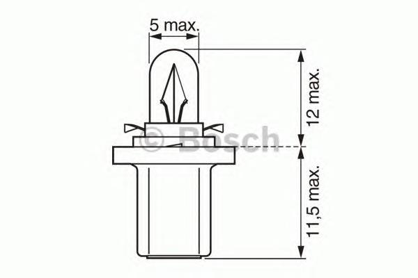 1 987 302 219 Bosch lâmpada