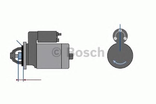 9000331424 Bosch motor de arranco