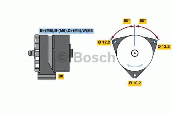 6033GB3053 Bosch gerador