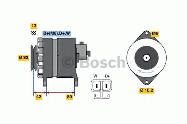 6033GB4018 Bosch gerador