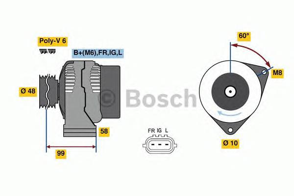 JA1596 HC Parts gerador