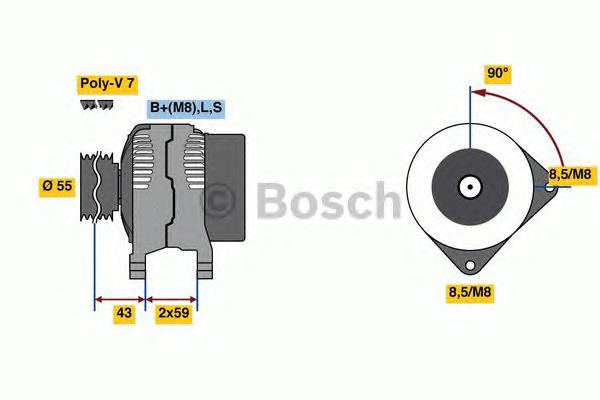 0986081220 Bosch gerador