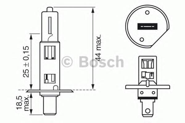 1987302411 Bosch lâmpada halógena