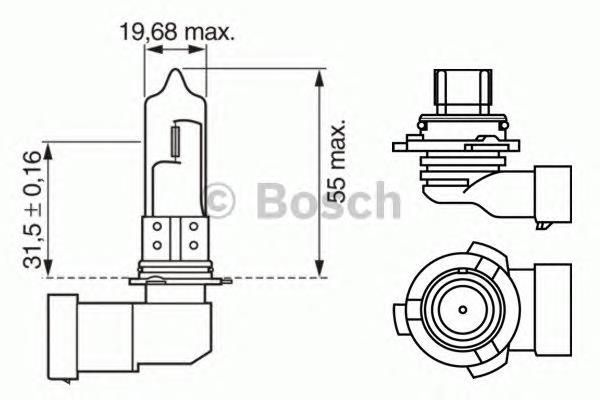 1987302153 Bosch lâmpada halógena