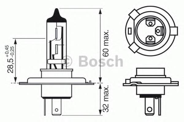 1987302441 Bosch lâmpada halógena