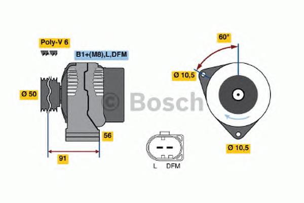 0986047480 Bosch gerador