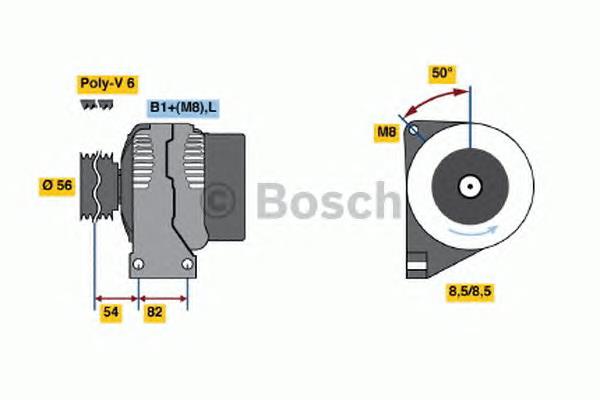 0986047510 Bosch gerador