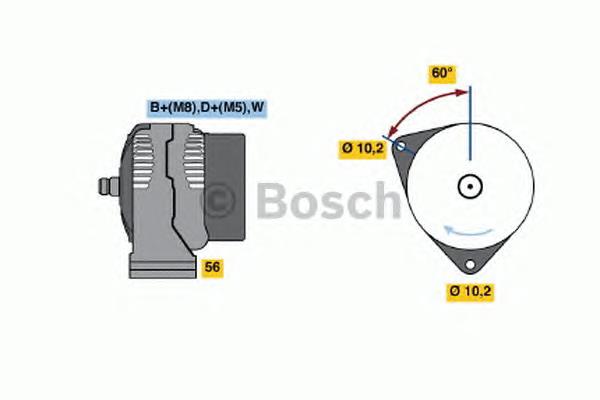 0986047210 Bosch gerador