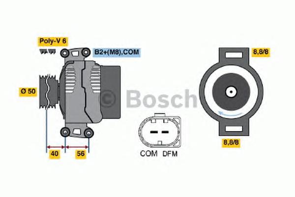 BBA2524 Borg&beck gerador