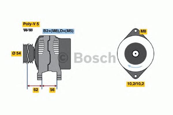 0986047310 Bosch gerador