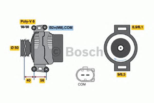 0986047650 Bosch gerador