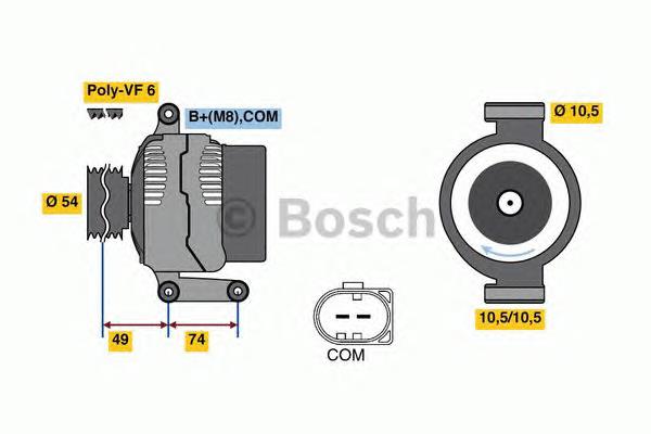 0986047940 Bosch gerador