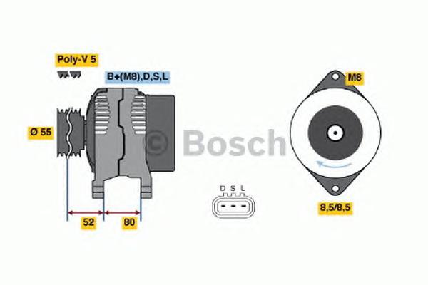 0986045731 Bosch gerador