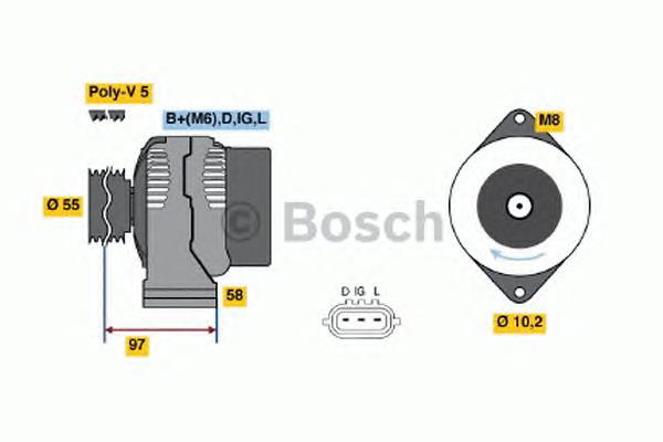 0986045791 Bosch gerador