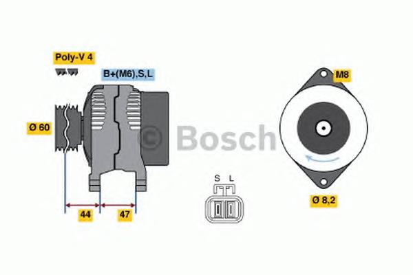 0986045941 Bosch gerador