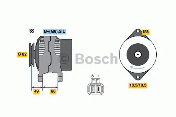 0986045531 Bosch gerador