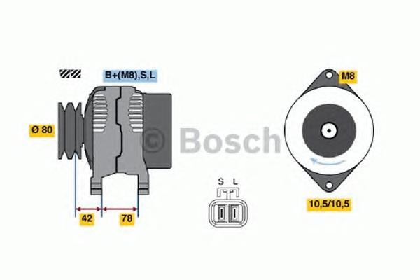 0986045681 Bosch gerador