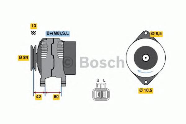 0986045691 Bosch gerador