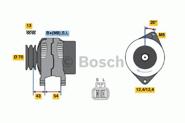 0986045611 Bosch gerador