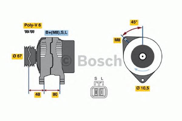 0986045641 Bosch gerador