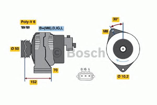 0986046531 Bosch gerador