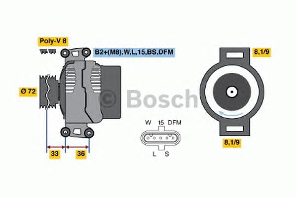 0986046580 Bosch gerador