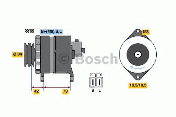 0986046431 Bosch gerador