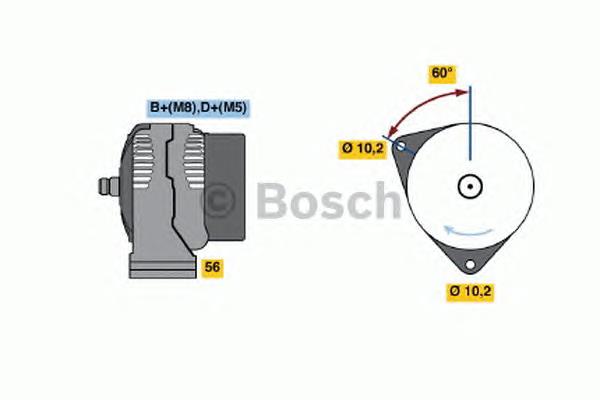 0986046030 Bosch gerador