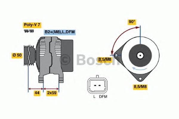 Купить 0986046260 Bosch Генератор