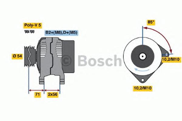 0986046140 Bosch gerador