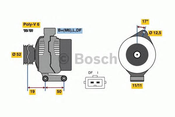 0986080230 Bosch gerador