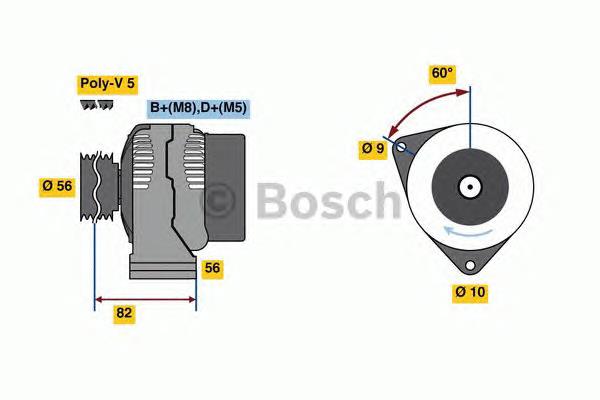 0986080890 Bosch gerador