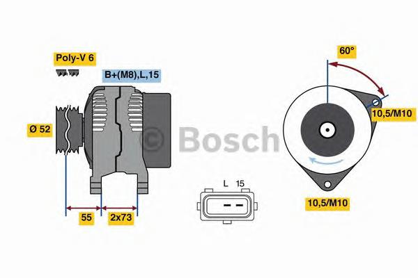 0986080920 Bosch gerador