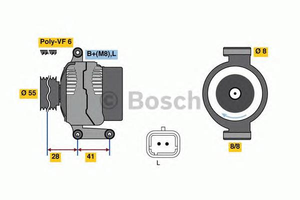 0986080930 Bosch gerador
