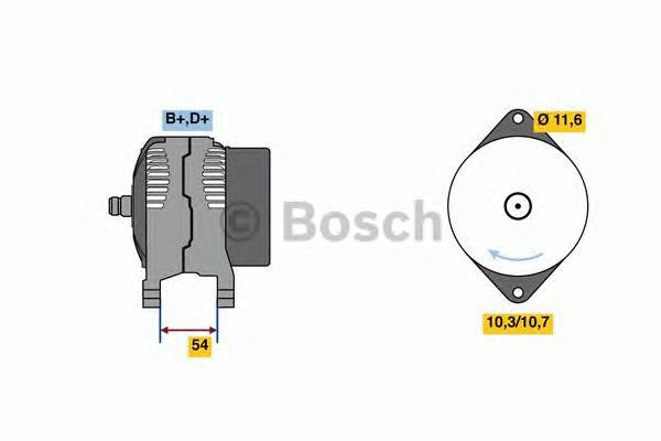 0986080630 Bosch gerador