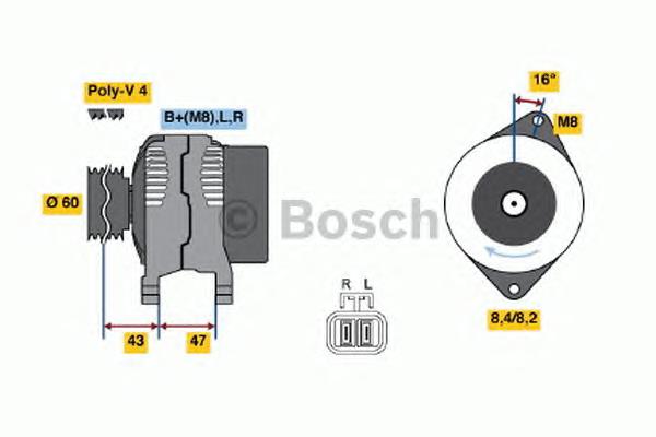 0986049201 Bosch gerador