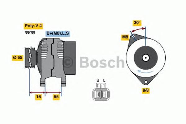 0986049191 Bosch gerador