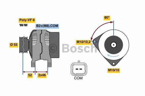 0986048760 Bosch gerador