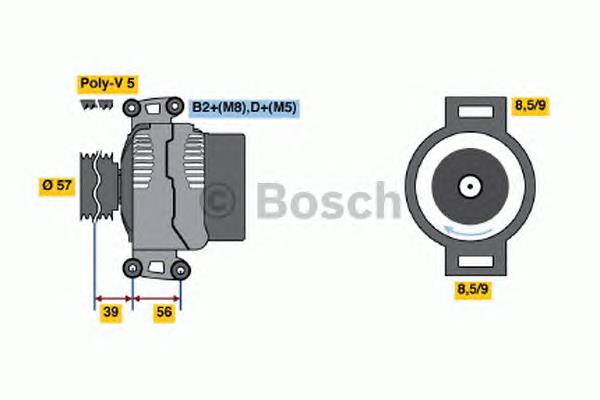 0986048620 Bosch gerador