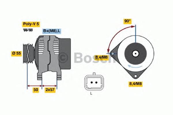 0986048611 Bosch gerador