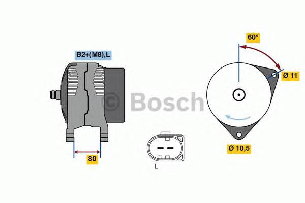 0986049950 Bosch gerador