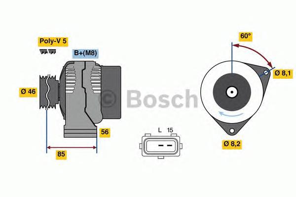 0986049620 Bosch gerador