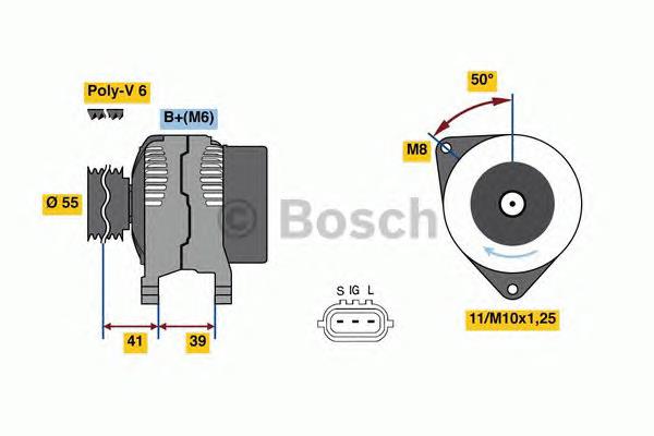 0986049490 Bosch gerador