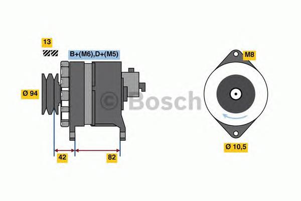 0986049850 Bosch gerador