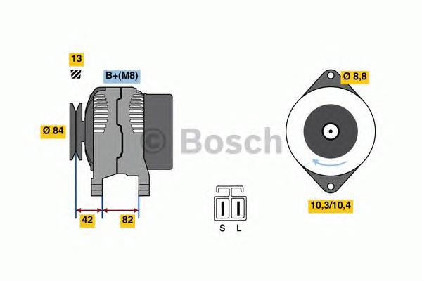 0986049710 Bosch gerador
